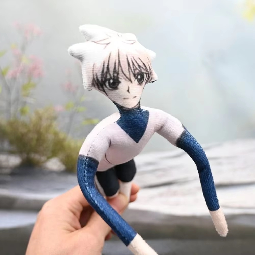 Cosplay Anime Killua Zoldyck - Boneka Plush Cosplay Anime Hunter Killua