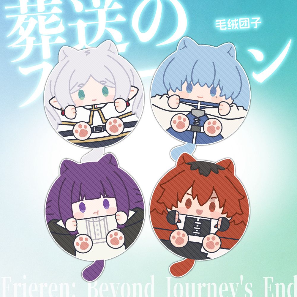 Anime Cosplay Cat - Boneka Plush Telinga Kucing Frieren, Mainan