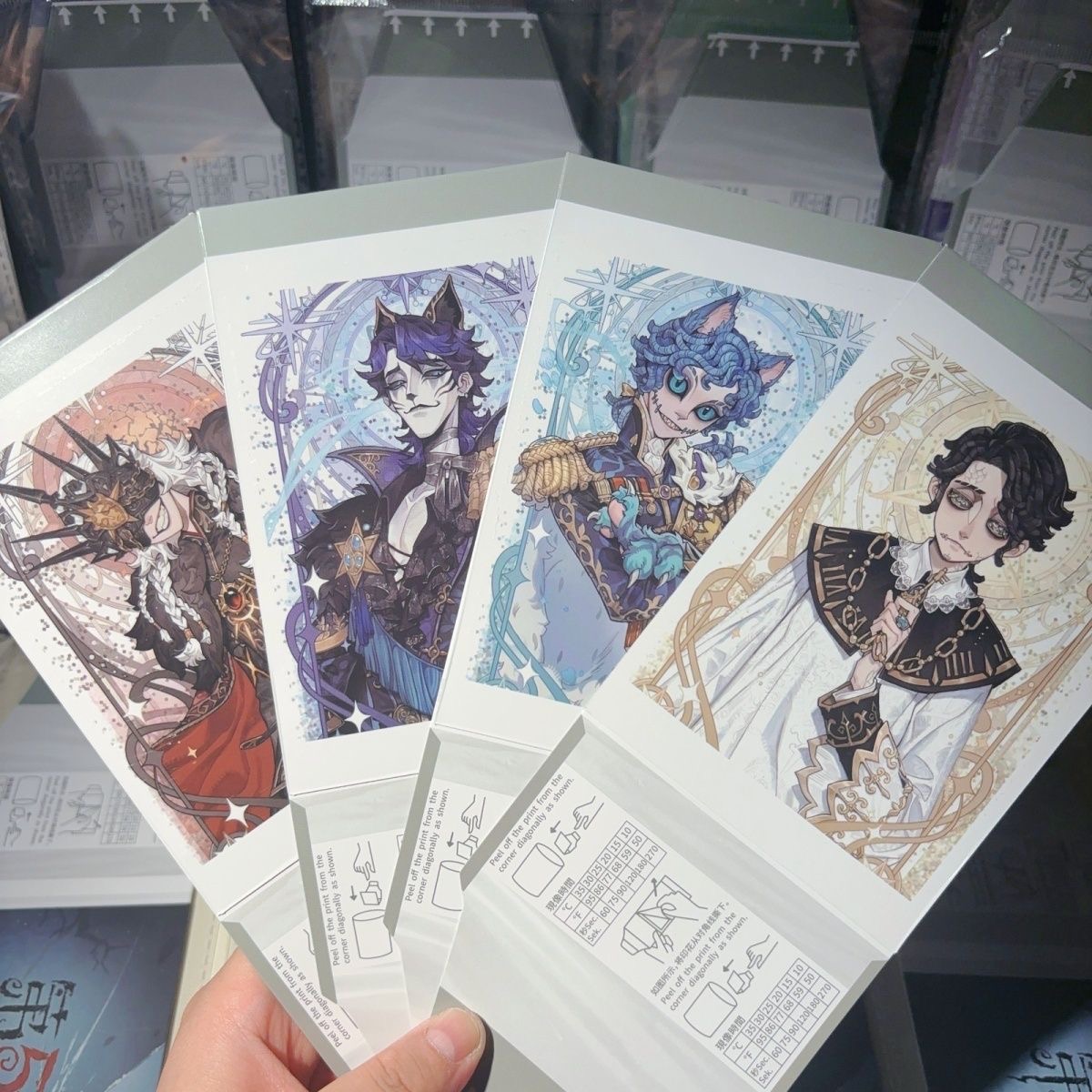 Anime Cosplay Drawing - Kartu kecil yang dapat dilepas, undian