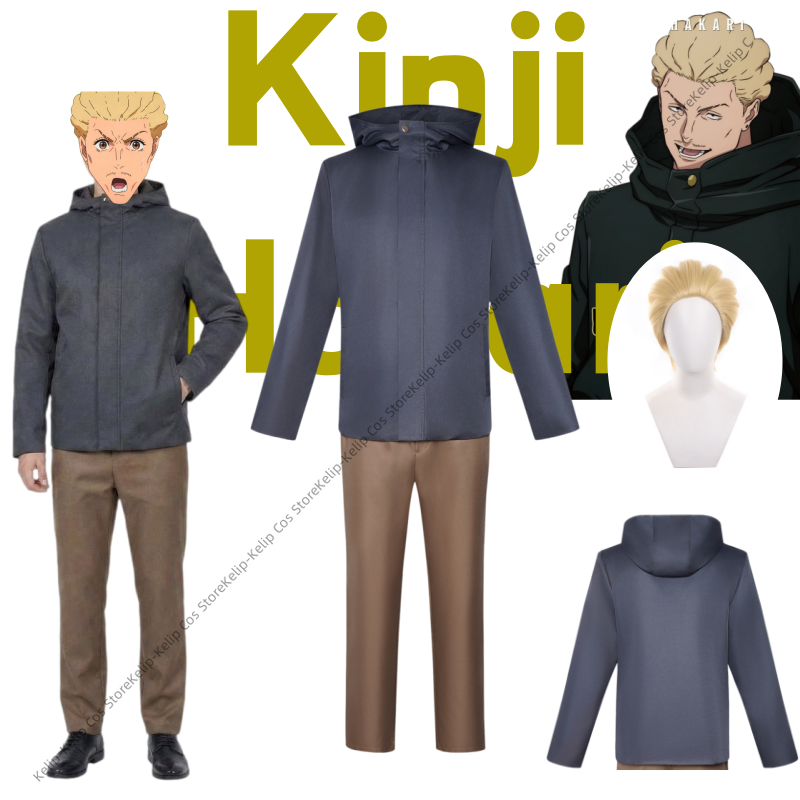 Cosplay Anime Jjk - Kostum Cosplay Kinji Hakari Atasan Bomber
