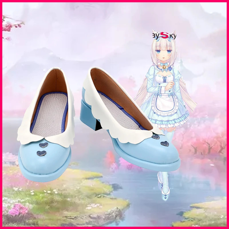 Anime Cosplay Youtube Shorts - NEKOPARA Sepatu Cosplay Pembantu Vanila Cokelat