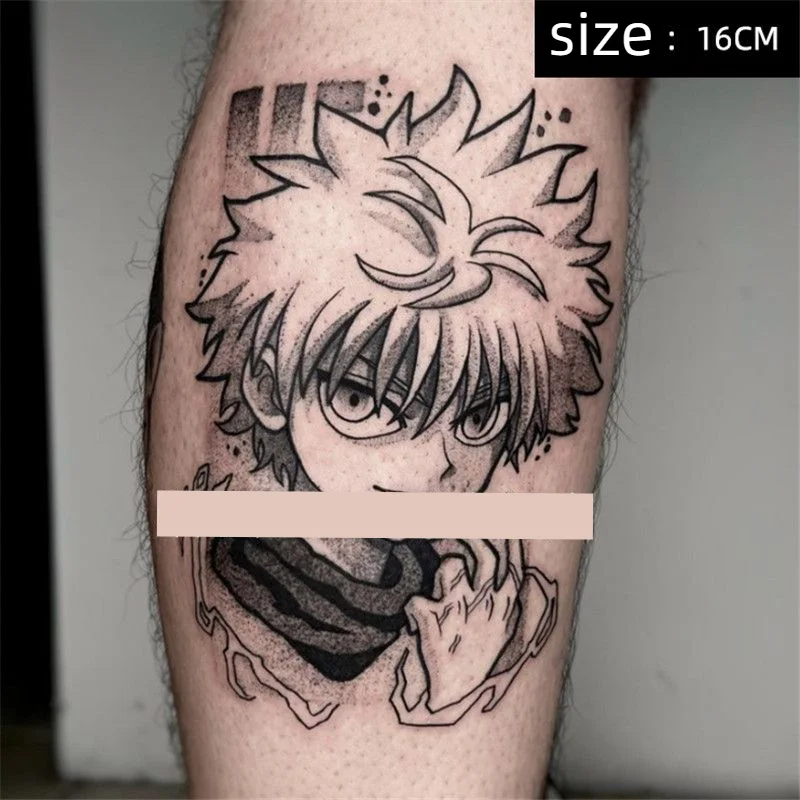 Cosplay Anime Killua Zoldyck - HUNTER X HUNTER Anime Tato Temporer