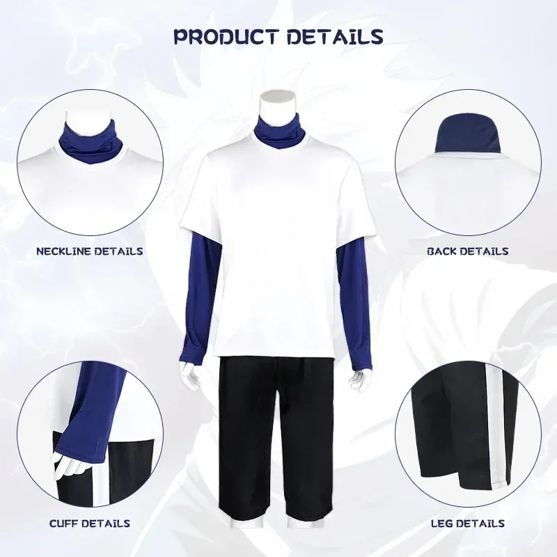 Cosplay Anime Killua Zoldyck - Set Kostum Cosplay Anime Hunter X