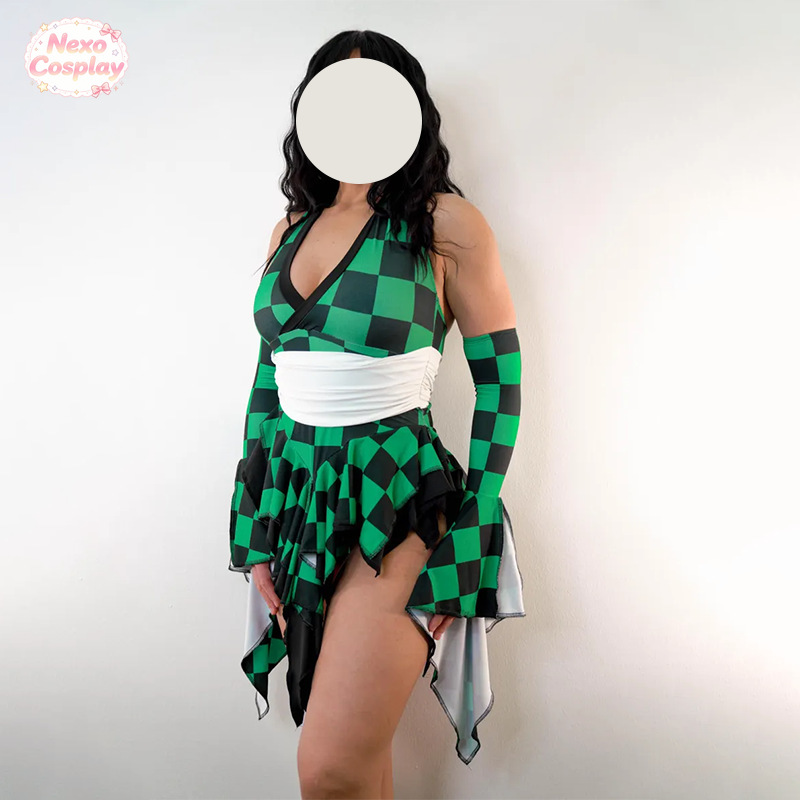 Anime Cosplay Tanjiro - Kostum Cosplay Baju Renang Tanjiro Kamado