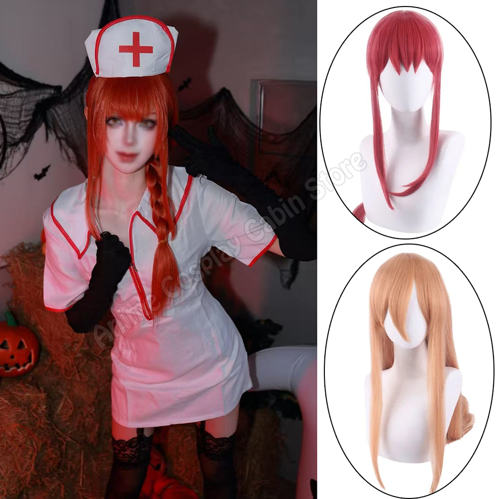 Anime Cosplay Makima - Kostum Halloween Makima Cosplay Perawat Anime