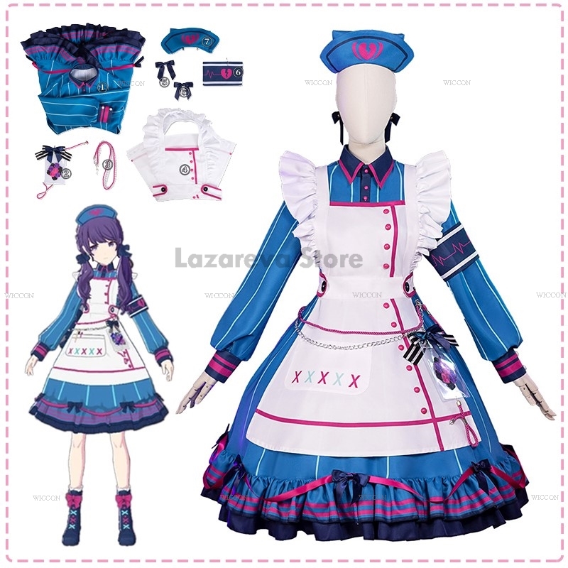 Cosplay Anime Expo - ACG Asahina Mafuyu Kostum Cosplay Gaun