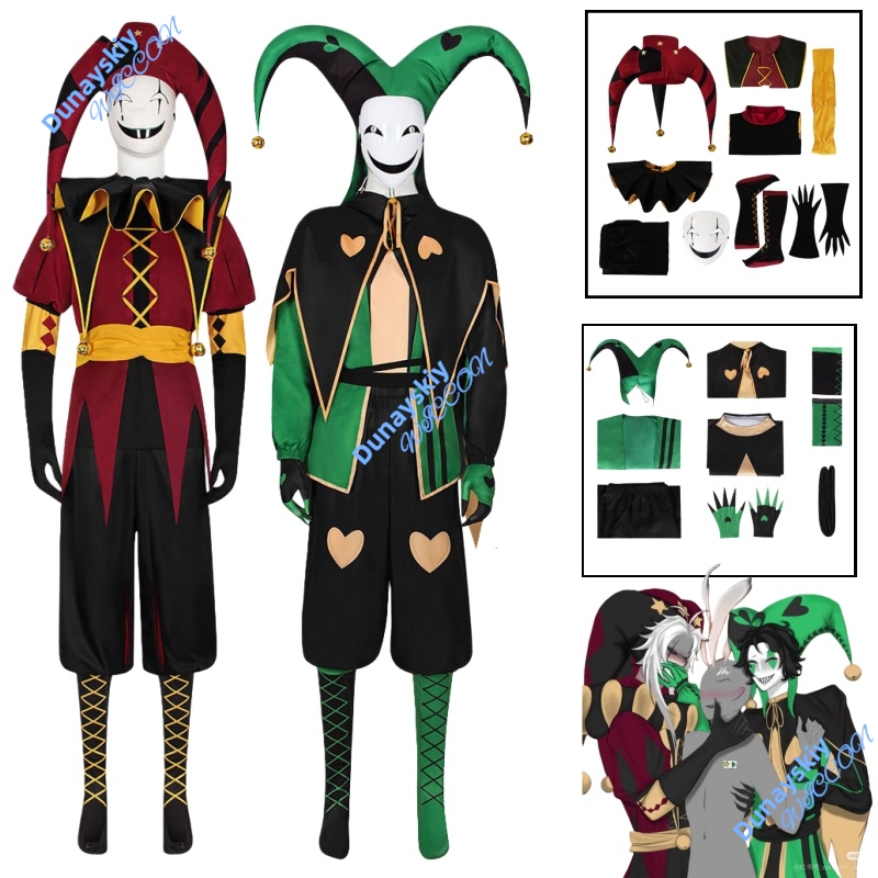 Anime And Cosplay Expo 2025 - Kostum Cosplay Badut Pierrot Sirkus Pria