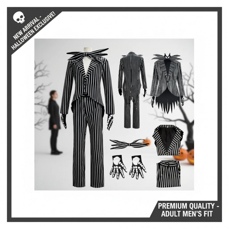 Anime Cosplay Youtube Shorts - ▓ Kostum Cosplay Jack Skellington Pria