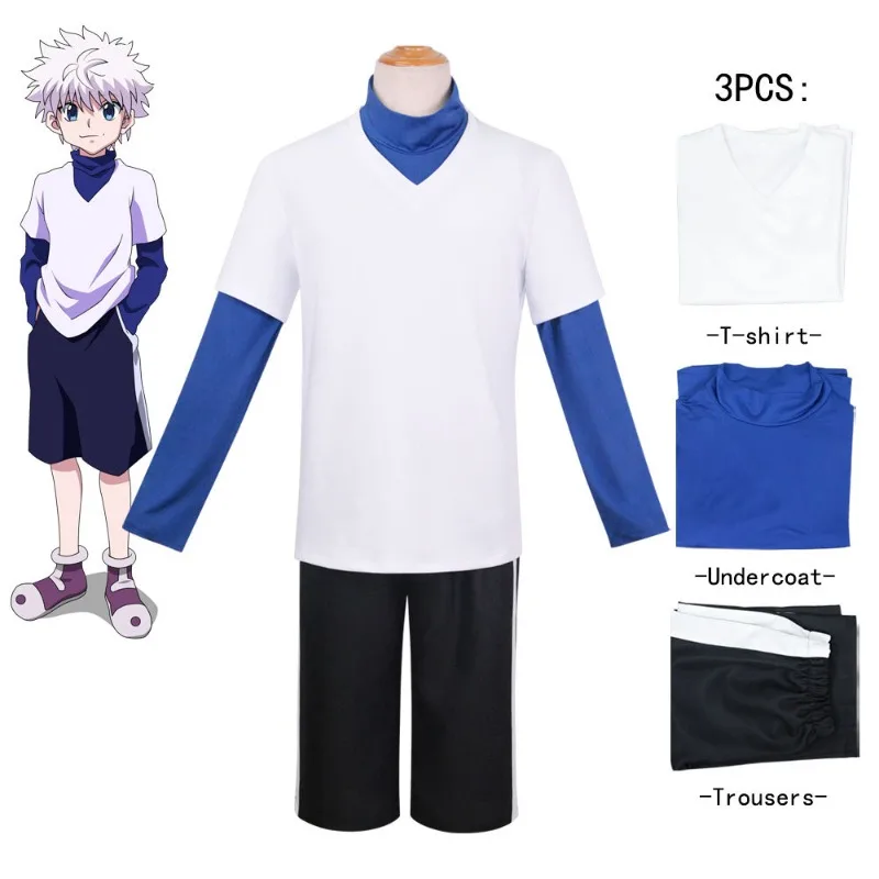 Cosplay Anime Killua Zoldyck - Kostum Cosplay Anime Hunter X Hunter