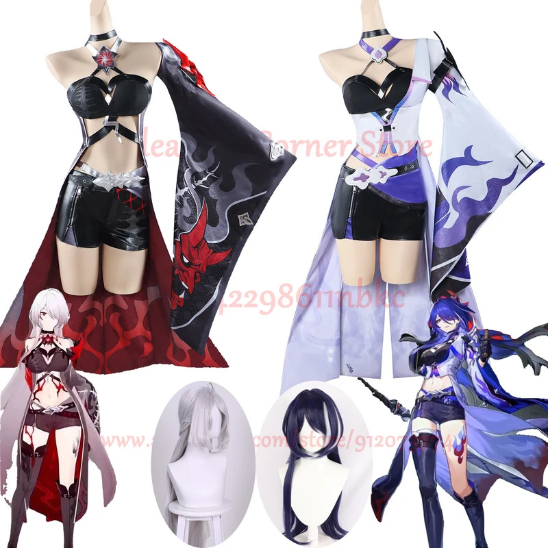 Anime Cosplay Youtube Shorts - Tersedia Kostum Cosplay Acheron Pakaian Gaun