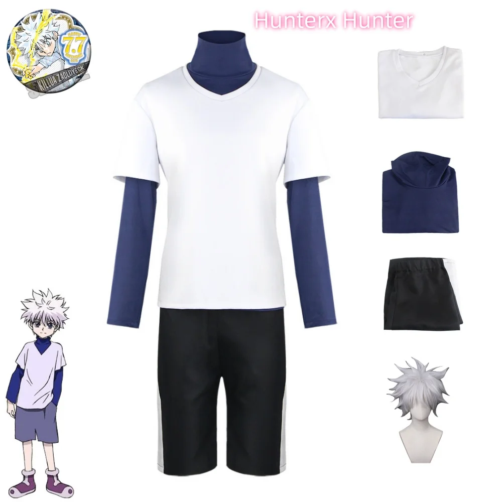 Cosplay Anime Killua Zoldyck - Kostum Cosplay Hunter X Hunter Killua