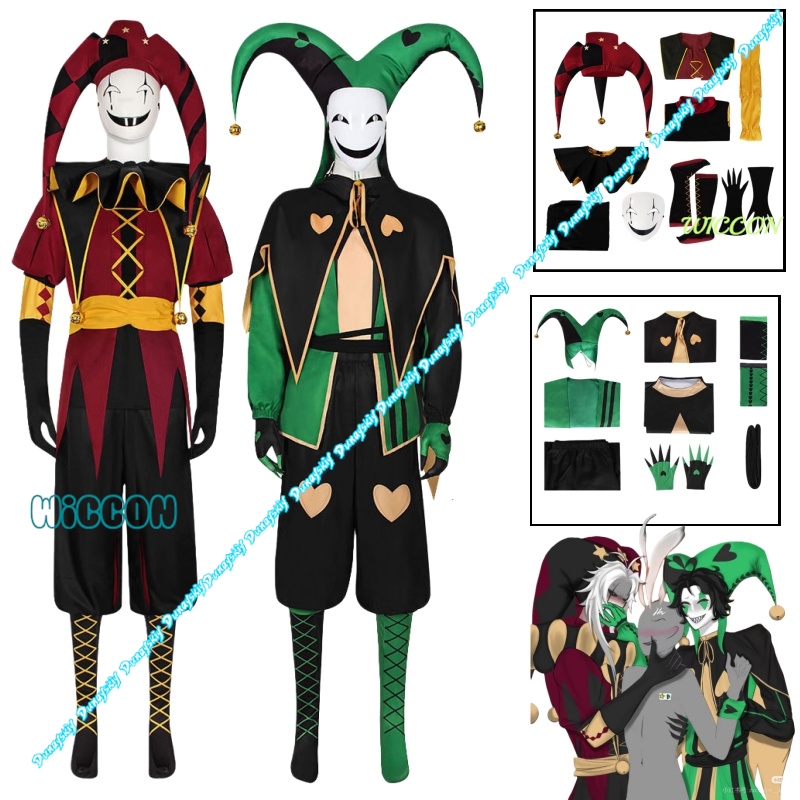 Cosplay Anime Expo - Kostum Cosplay Badut Pierrot Sirkus Aneh