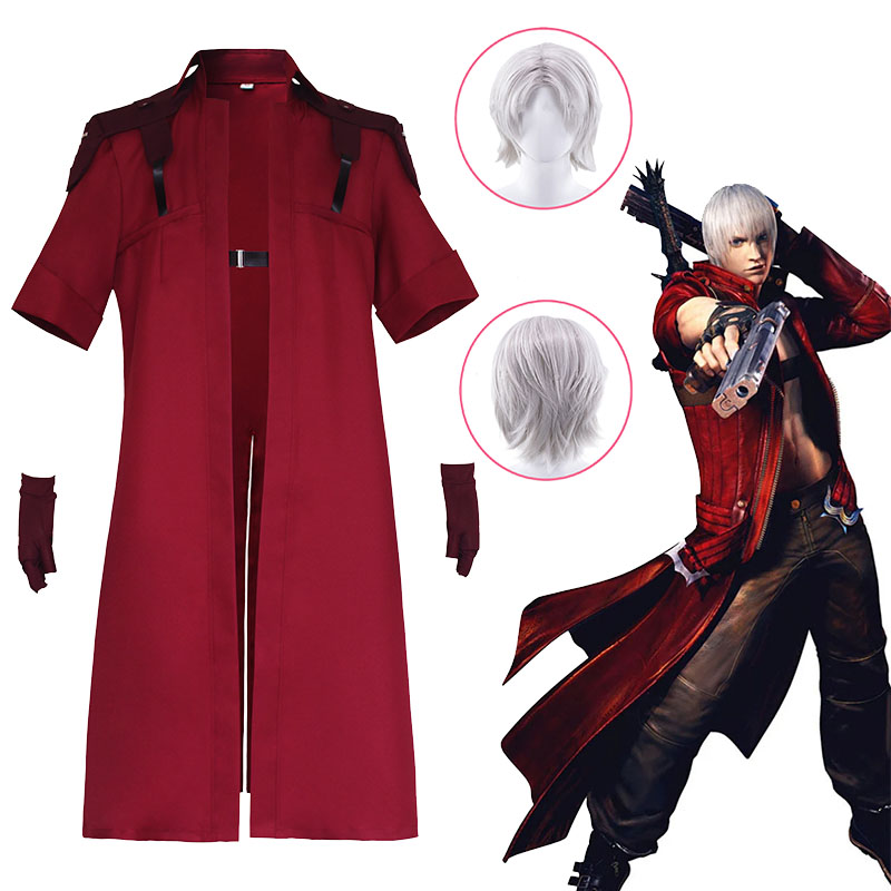 Anime Cosplay Red - Kostum Cosplay Anime Game May Cry