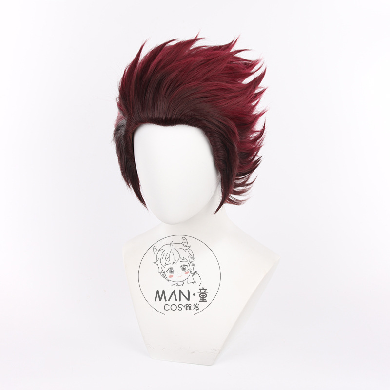 Wig Cosplay Demon Slayer Tanji - Anime Cosplay Tanjiro ulasan dan harga