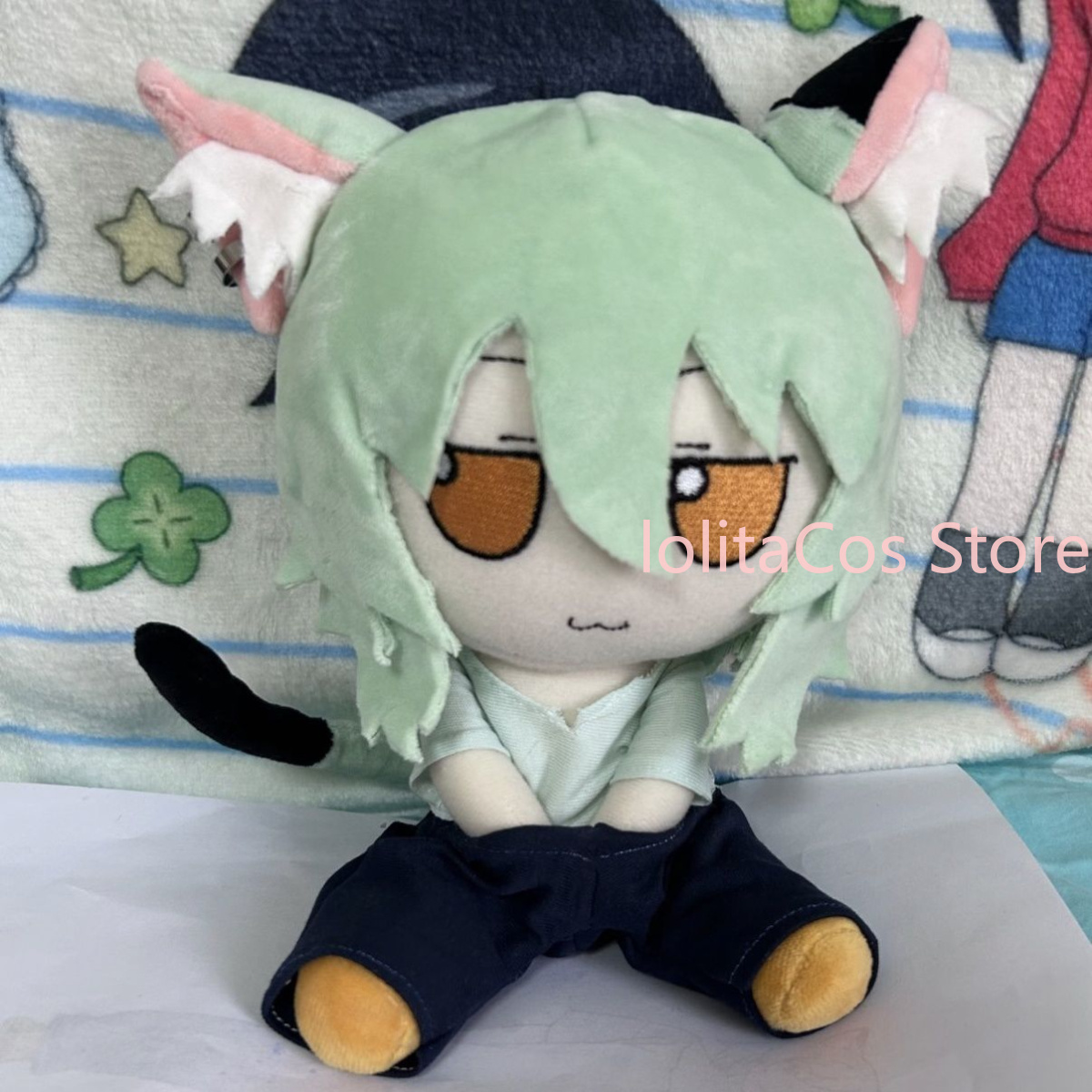 Boneka Plush Chainsmoker Cat Y - Anime Cosplay Cat ulasan dan harga