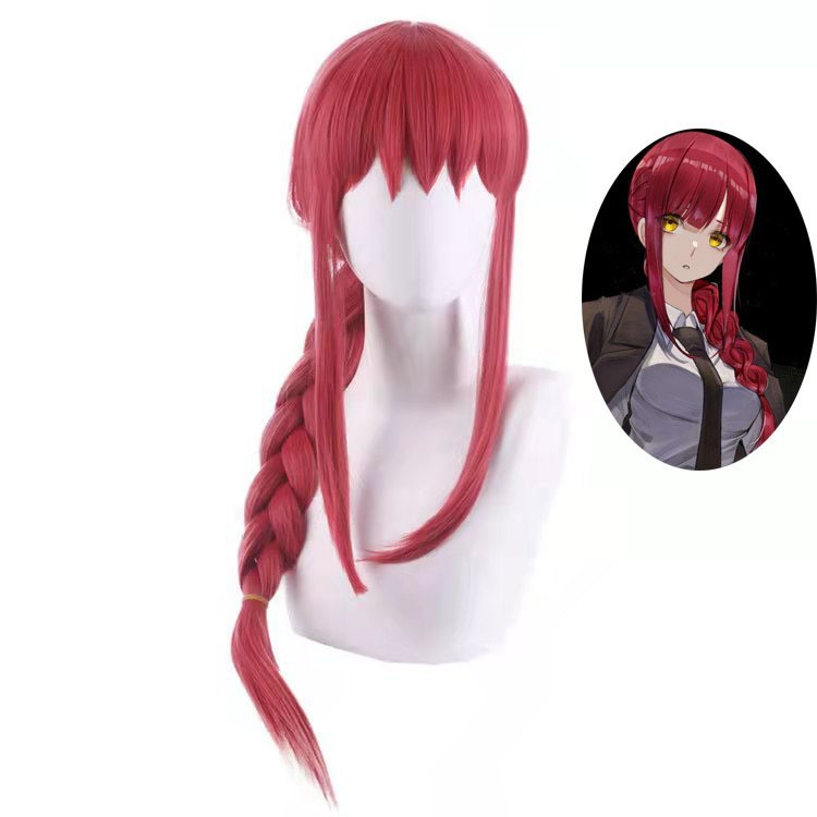 Wig Cosplay Makima Kostum Cosp - Anime Cosplay Makima ulasan dan harga