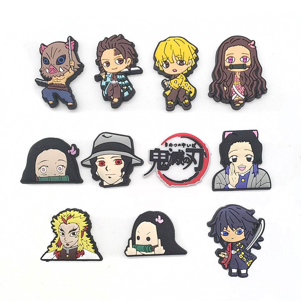 11 Buah Set Figur Anime Kartun - Anime Cosplay Tanjiro ulasan dan harga