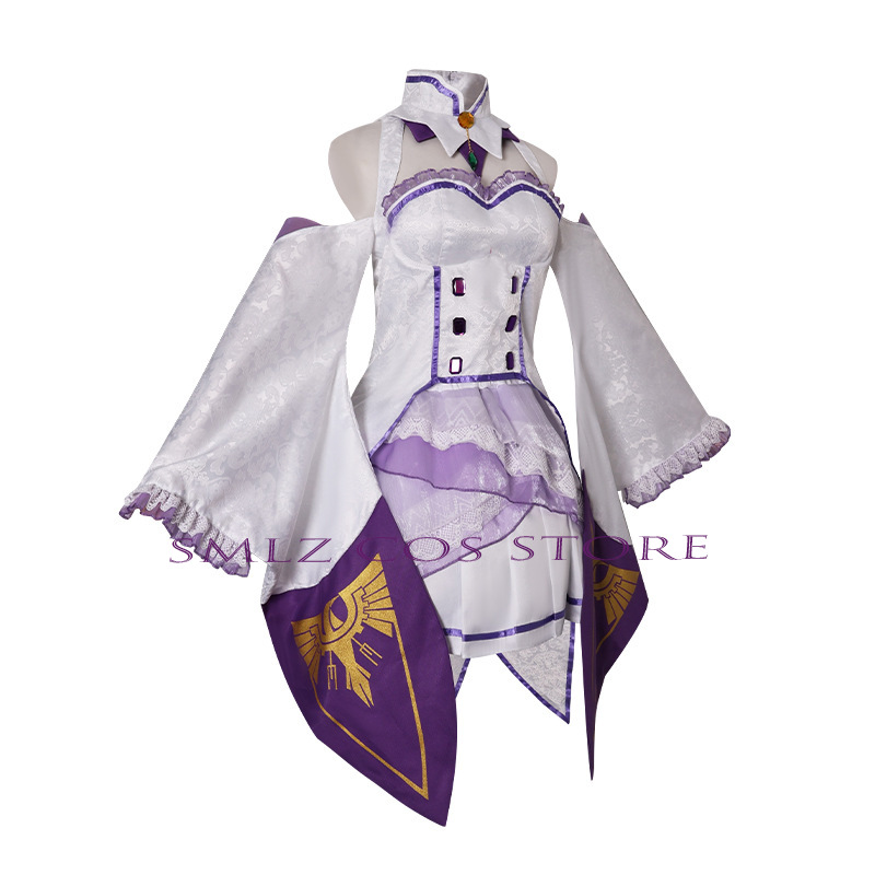 Kostum Cosplay Emilia Anime Re - Anime Zero Cosplay ulasan dan harga