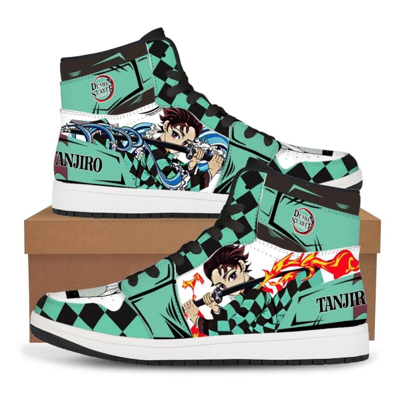 Sepatu Kustom Demon Slayer Ani - Anime Cosplay Tanjiro ulasan dan harga