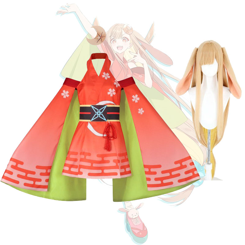 Set Kimono Cosplay Kaguya Kosm - Cosplay Anime Expo ulasan dan harga
