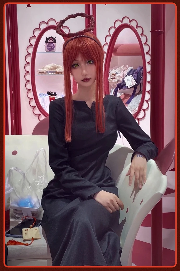 Anime gergaji mesin Makima man - Anime Cosplay Makima ulasan dan harga