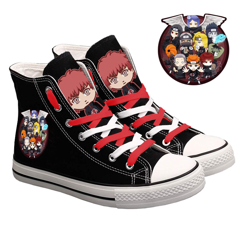 Sepatu Kanvas High-Top Naruto  - Anime Cosplay Ideas Girl ulasan dan harga