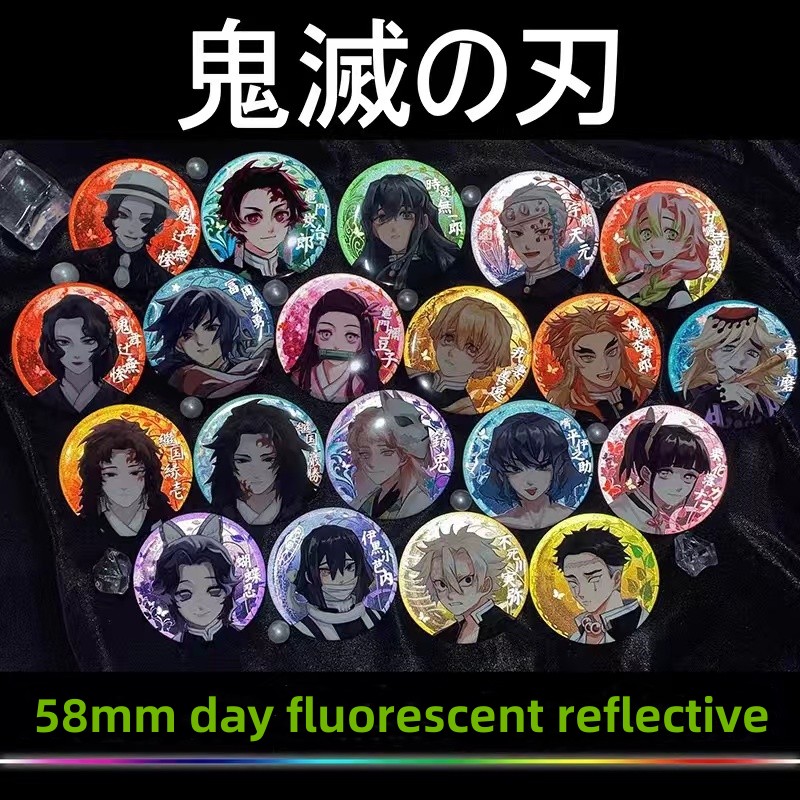 Lencana Reflektif Demon Slayer - Anime Cosplay Tanjiro ulasan dan harga