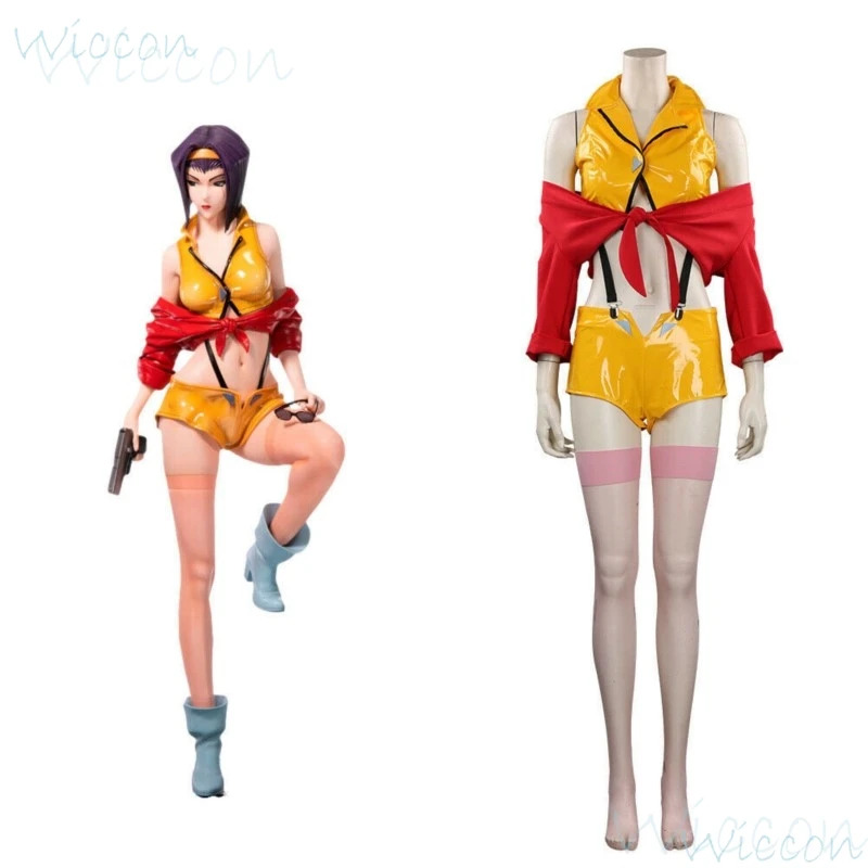 Kostum Cosplay Anime Faye Vale - Anime Cosplay Youtube Shorts ulasan dan harga