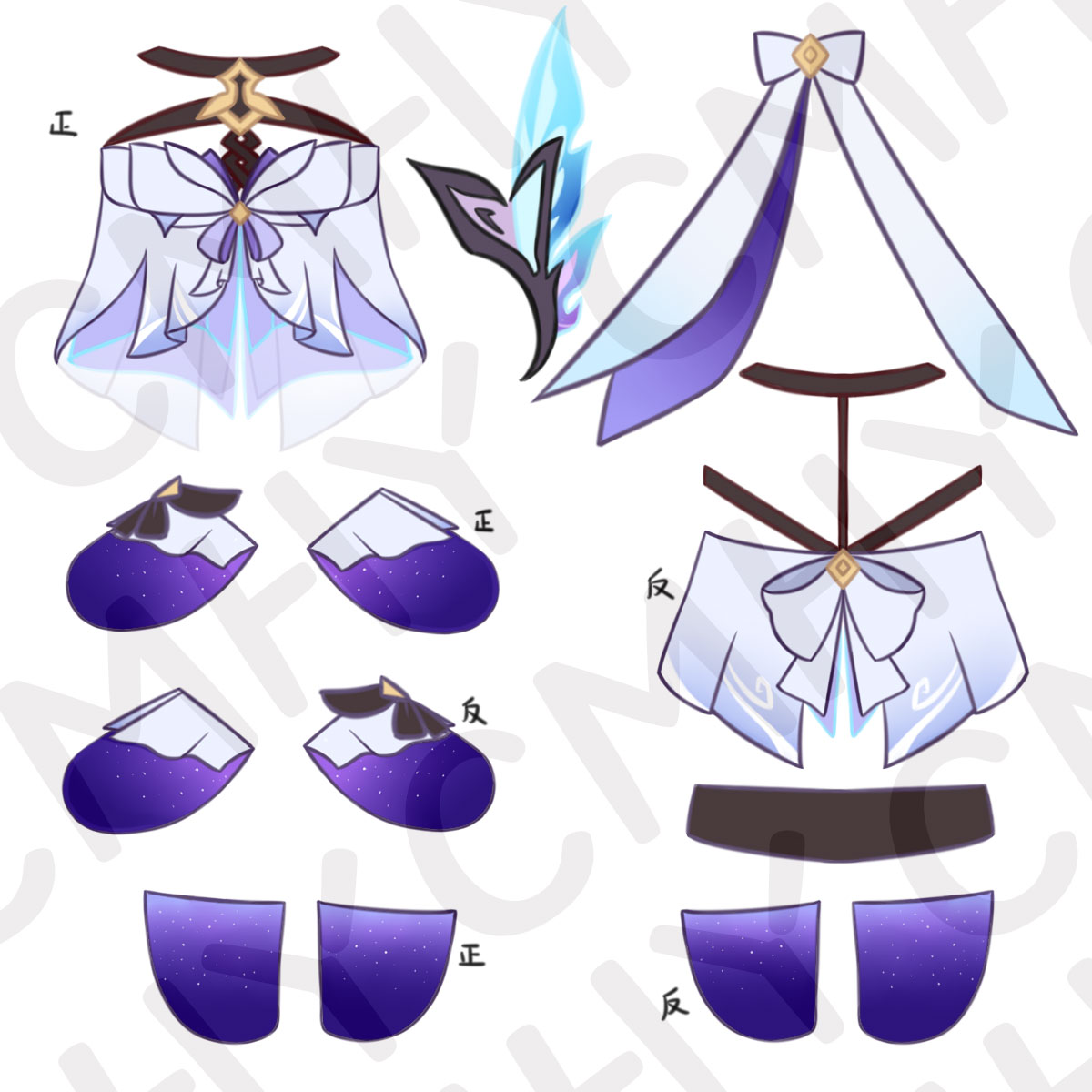 Boneka Genshin Impact Skirk Ca - Anime Cosplay Cat ulasan dan harga