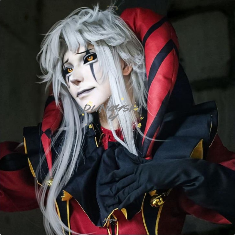 Kostum Badut Pierrot Sirkus, W - Anime And Cosplay Expo 2025 ulasan dan harga