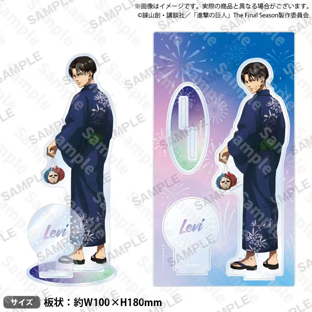 Figur Akrilik Levi dari Attack - Anime Cosplay Props ulasan dan harga