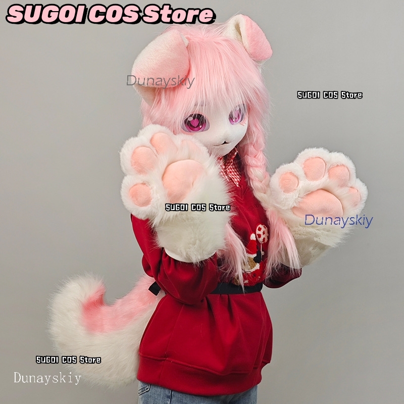 aBcSCS*Fursuit Head Kigurumi T - Anime Cosplay Cat ulasan dan harga