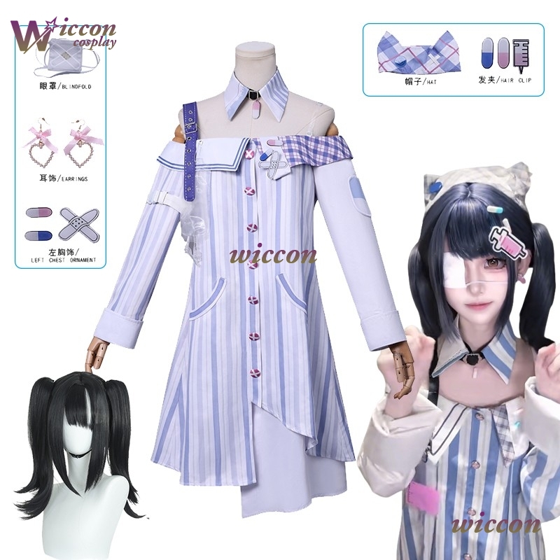 WuHu Infinity Nikki Kostum Cos - Anime Cosplay Ideas Girl ulasan dan harga