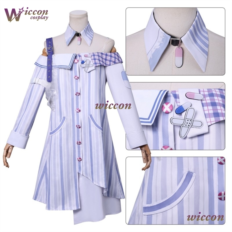 WuHu Infinity Nikki Kostum Cos - Anime Cosplay Ideas Girl ulasan dan harga