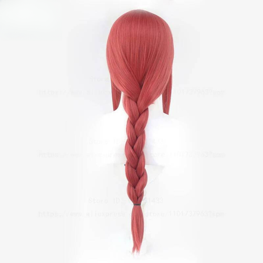 Wig Cosplay Anime Chainsaw Man - Anime Cosplay Makima ulasan dan harga