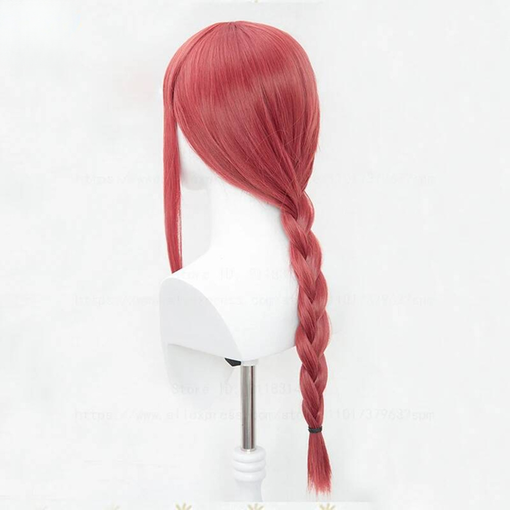 Wig Cosplay Anime Chainsaw Man - Anime Cosplay Makima ulasan dan harga