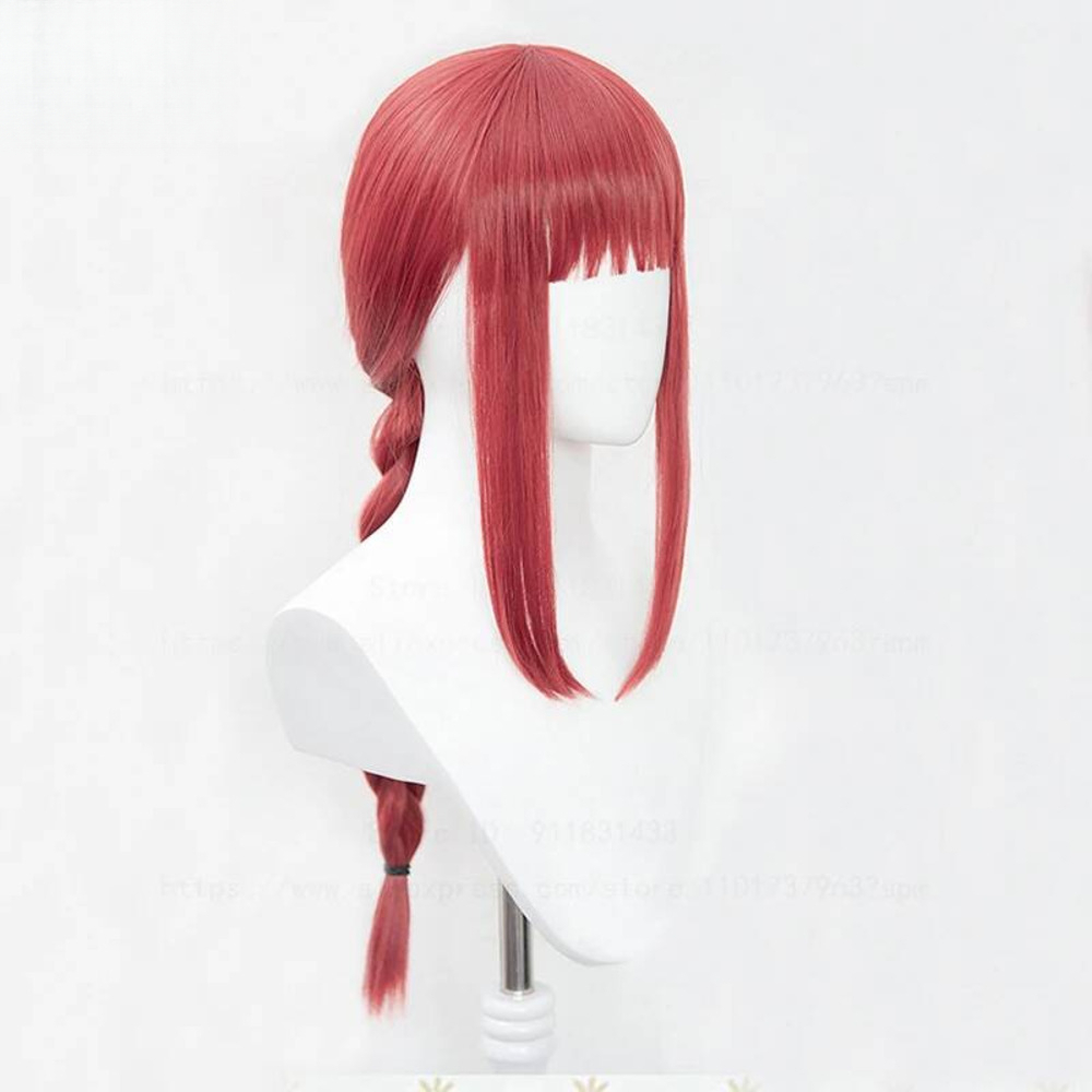 Wig Cosplay Anime Chainsaw Man - Anime Cosplay Makima ulasan dan harga