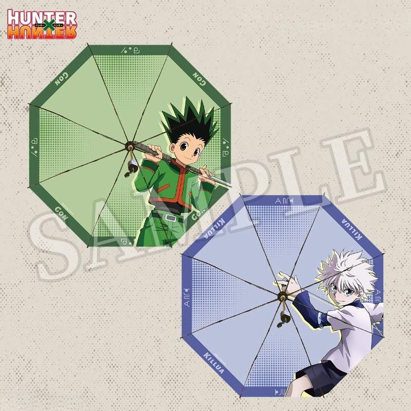 Payung lipat bermotif kartun a - Cosplay Anime Killua Zoldyck ulasan dan harga
