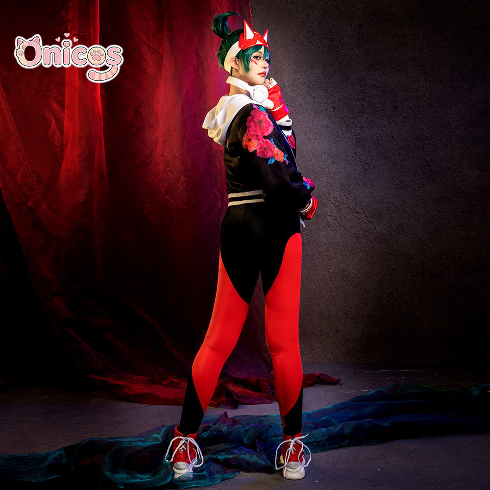 Kostum Cosplay Kiriko Overwatc - Anime Cosplay Red ulasan dan harga