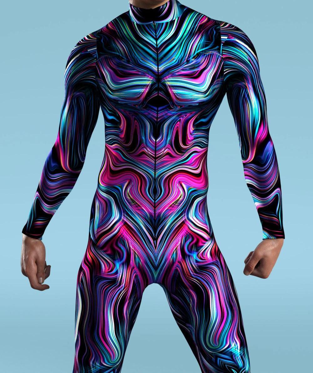 CyberPunk Jumpsuit keren berwa - Anime Cosplay Drawing ulasan dan harga