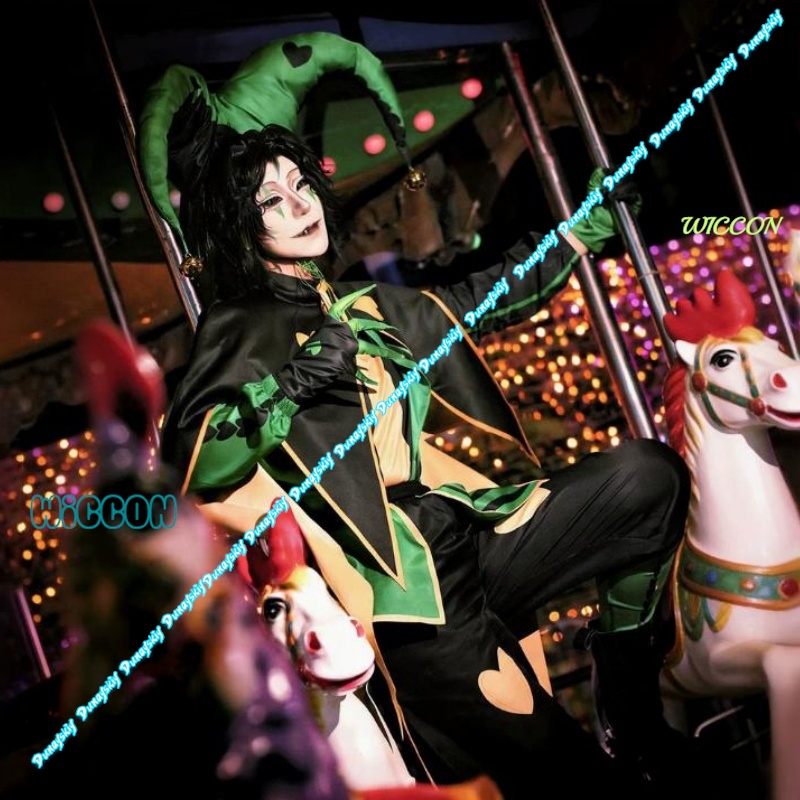 Kostum Cosplay Badut Pierrot S - Cosplay Anime Expo ulasan dan harga
