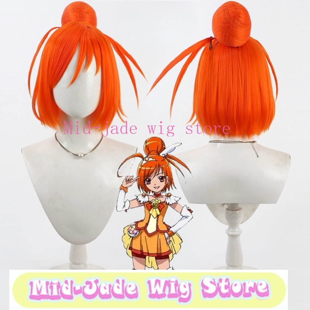Wig Cosplay Smile PreCure Akan - Cosplay Anime Expo ulasan dan harga