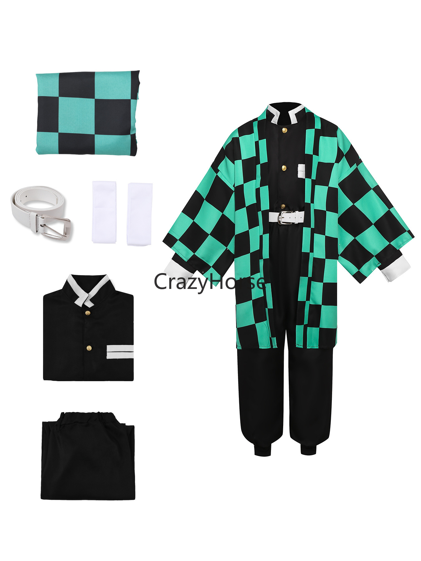 Kostum Cosplay Dewasa Tanjiro  - Anime Cosplay Tanjiro ulasan dan harga