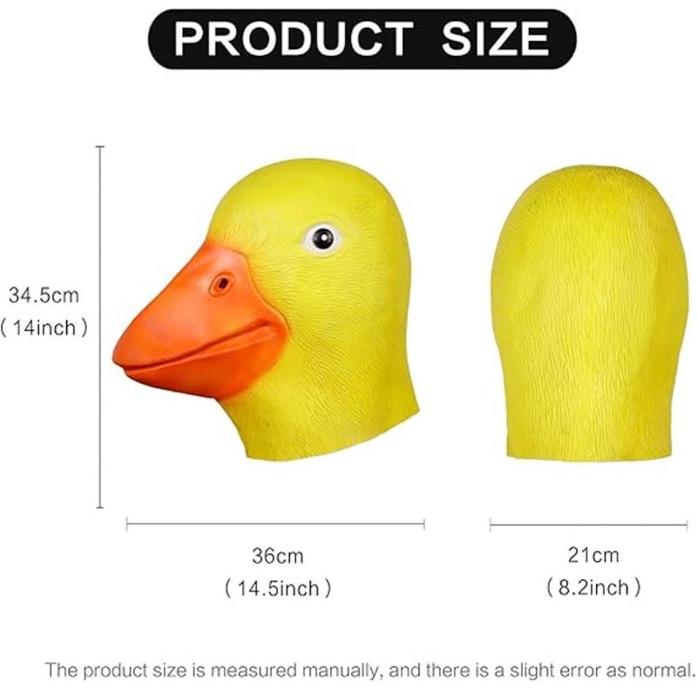 Topeng Kepala Bebek Kuning Uni - Anime Cosplay Pics ulasan dan harga
