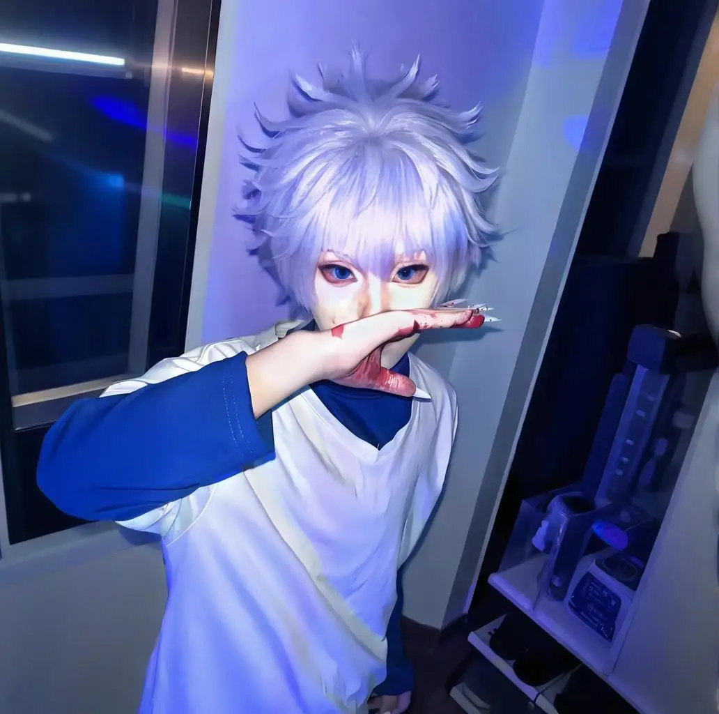 Stok Kostum Cosplay Killua Zol - Cosplay Anime Killua Zoldyck ulasan dan harga